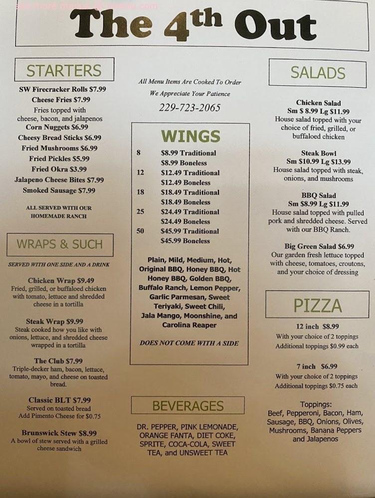 The 4th Out Menu image 3